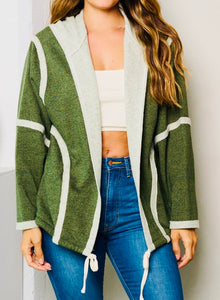 Dark Green Hooded Sweatshirt