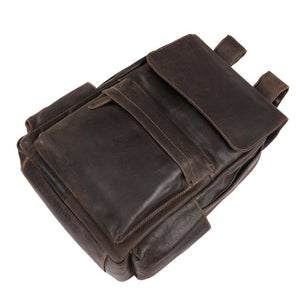 Leather Vintage Backpack Scott- Sandal