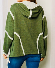 Load image into Gallery viewer, Dark Green Hooded Sweatshirt
