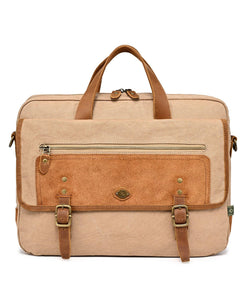 Valley Oak Canvas Brief Bag: Grey