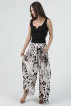 Load image into Gallery viewer, Wide leg dressy pants with cinched side leg - birch
