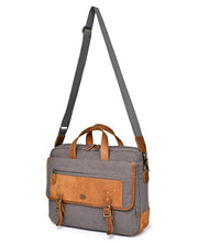 Load image into Gallery viewer, Valley Oak Canvas Brief Bag: Grey
