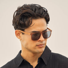 Load image into Gallery viewer, BP18011 - Cail - Matte Brown / Walnut Wood / Smoke Polarized
