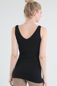 Reversible Tank Top: 6 Black