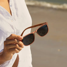 Load image into Gallery viewer, BP18011 - Cail - Matte Brown / Walnut Wood / Smoke Polarized
