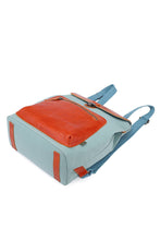 Load image into Gallery viewer, Valley Trail Coated Canvas Backpack: Aqua
