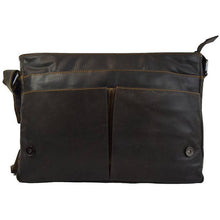 Load image into Gallery viewer, Leather Shoulder Laptop Bag Gent - Sandal
