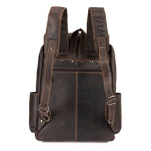 Load image into Gallery viewer, Leather Vintage Backpack Scott- Sandal
