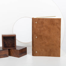 Load image into Gallery viewer, Soft Cover Suede leather diary journal: Ruled
