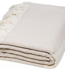 Load image into Gallery viewer, 90x82&quot; Large Luxury Turkish Cotton Blanket
