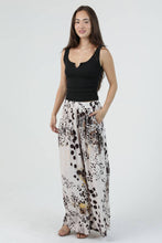 Load image into Gallery viewer, Wide leg dressy pants with cinched side leg - birch
