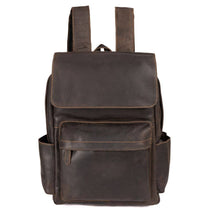 Load image into Gallery viewer, Leather Vintage Backpack Scott- Sandal
