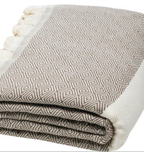 Load image into Gallery viewer, 90x82&quot; Large Luxury Turkish Cotton Blanket
