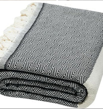 Load image into Gallery viewer, 90x82&quot; Large Luxury Turkish Cotton Blanket
