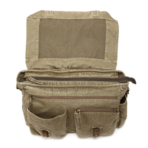 Coastal Canvas Messenger: Army Green
