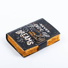Load image into Gallery viewer, Leather Journal With Quotes Notebook Diary for Travel Lovers
