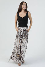 Load image into Gallery viewer, Wide leg dressy pants with cinched side leg - birch
