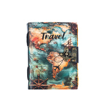 Load image into Gallery viewer, Vintage Leather Journal Notebook Diary for Travel Lovers
