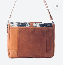 Load image into Gallery viewer, Sophisticated Barn Leather Cowhide Laptop Bag Briefcase - Myra
