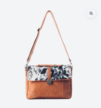 Load image into Gallery viewer, Sophisticated Barn Leather Cowhide Laptop Bag Briefcase - Myra
