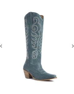Turquoise Blue Cowgirl Boots