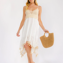 Load image into Gallery viewer, Crochet Lace Summer Dress
