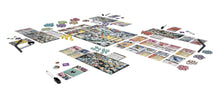 Load image into Gallery viewer, Board game with various pieces and cards on a white background
