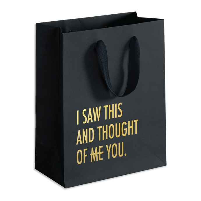 Thought Of Me Gift Bag (Black)