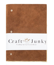 Load image into Gallery viewer, Soft Cover Suede leather diary journal: Ruled
