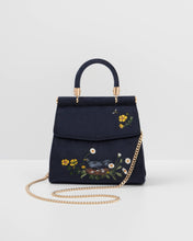 Load image into Gallery viewer, Blackbird Mini Velvet Tote
