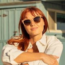 Load image into Gallery viewer, Reader Sunglasses 2.00 Walnut Wood Blue Light Filter Eco Friendly
