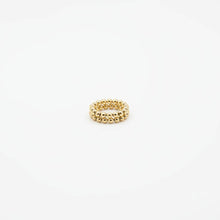 Load image into Gallery viewer, 14K Gold Filled 4MM Beaded Ring - Waterproof: 7/8
