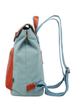 Load image into Gallery viewer, Valley Trail Coated Canvas Backpack: Aqua
