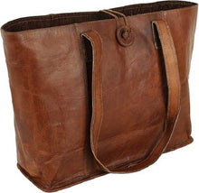 Load image into Gallery viewer, Vintage Genuine Leather ToteBag Handbag  Purse Bag for Women
