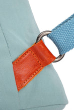 Load image into Gallery viewer, Valley Trail Coated Canvas Backpack: Aqua
