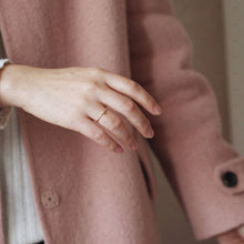 Load image into Gallery viewer, S925 Silver 14k Gold Plated Cute Heart Ring: Yellow Gold
