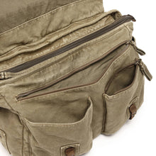 Load image into Gallery viewer, Coastal Canvas Messenger: Army Green
