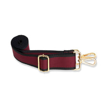 Load image into Gallery viewer, Dark Cherry HydroBag® with Cherry and Black Striped Strap
