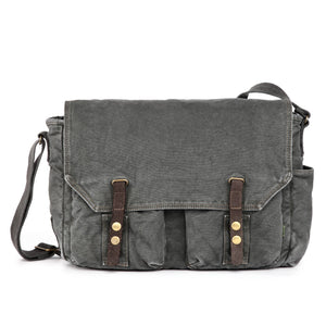 Coastal Canvas Messenger: Army Green