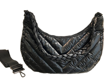 Load image into Gallery viewer, Black Half Moon HydroHobo®  Bag
