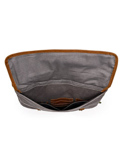 Valley Oak Canvas Brief Bag: Grey