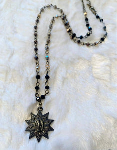 Burnt Bronze Star Mary Swarovski Multi brown, black, gray ne