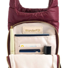 Load image into Gallery viewer, Dark Cherry HydroBag® with Cherry and Black Striped Strap
