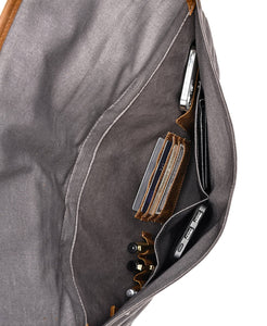 Valley Oak Canvas Brief Bag: Grey