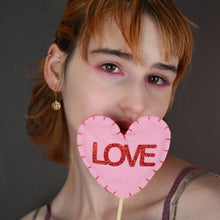 Load image into Gallery viewer, Fun Enameled Cherry Earrings

