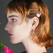 Load image into Gallery viewer, Classic Crystal Trapezoid Earwire Earrings
