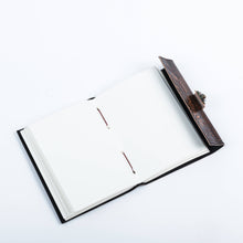 Load image into Gallery viewer, Leather Notebook with Stone Dragon Embossed Travel Journal 
