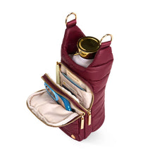 Load image into Gallery viewer, Dark Cherry HydroBag® with Cherry and Black Striped Strap
