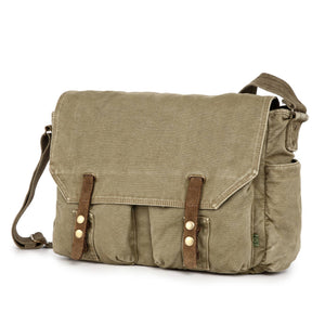 Coastal Canvas Messenger: Army Green