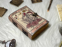 Load image into Gallery viewer, Leather Journal Vintage Notebook with The Lover Print  
